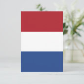 オランダ国旗 サンキューカード (スタンド正面)