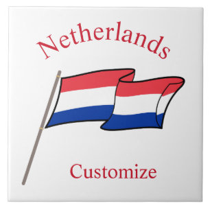 オランダ国旗 サンダーカーヴ タイル