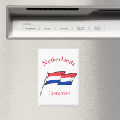 オランダ国旗 サンダーカーヴ マグネット (インサイチュ (食洗機))