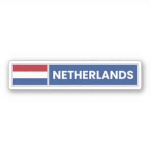 オランダ国旗 シール