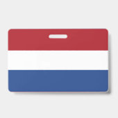 オランダ国旗 バッジ (裏面)