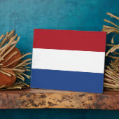 オランダ国旗 フォトプラーク (側面)