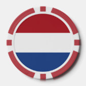 オランダ国旗 ポーカーチップ (正面)