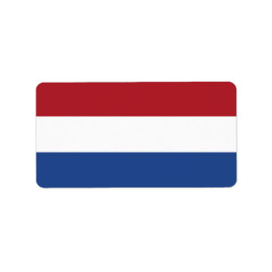 オランダ国旗 ラベル