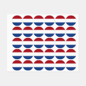 オランダ国旗 ラベル (シート)