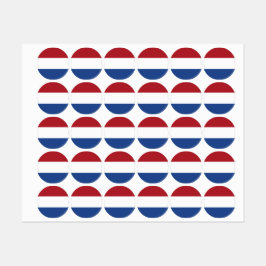 オランダ国旗 ラベル