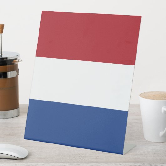 オランダ国旗 台座サイン (インサイチュ)