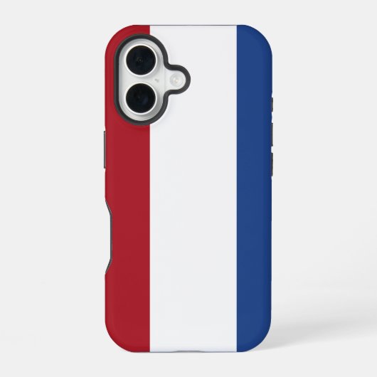 オランダ国旗 iPhone 16ケース (裏面)