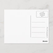 オランダ土産写真コラージュ ポストカード (裏面)