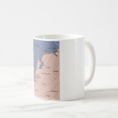 オランダ天気予報地図 コーヒーマグカップ (正面右)