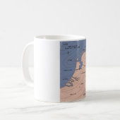 オランダ天気予報地図 コーヒーマグカップ (正面左)