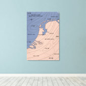 オランダ天気予報 キャンバスプリント (インサイチュ (ウッドフロア))