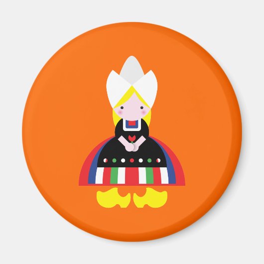 オランダ女 マグネット (正面)