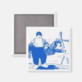 オランダ少年と風車 マグネット (正面/裏面)