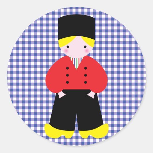 オランダ少年 ラウンドシール (正面)