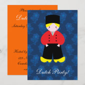 オランダ少年 招待状 (正面/裏面)
