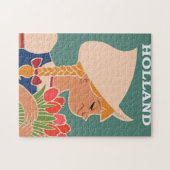 オランダ旅行ポスターヴィンテージ ジグソーパズル (横)