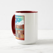 オランダ旅行ポスター マグカップ (正面左)