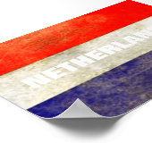 オランダ旗 ポスター (角)