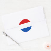 オランダ旗 ラウンドシール (封筒)