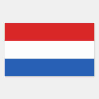 オランダ旗 長方形シール