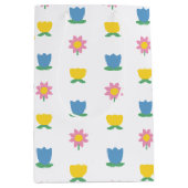 オランダ日チューリップ春フォークフローライースター ミディアムペーパーバッグ (正面)