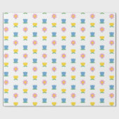 オランダ日チューリップ春フォークフローライースター ラッピングペーパー (フラット)