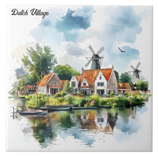 オランダ村 タイル (正面)