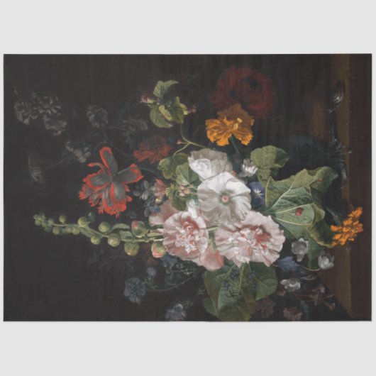 オランダ植物花束 薄葉紙 (正面)