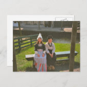 オランダ民族衣装の子供 ポストカード (正面/裏面)