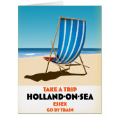 オランダ海エセックスヴィンテージスタイル旅行ポスター (正面)