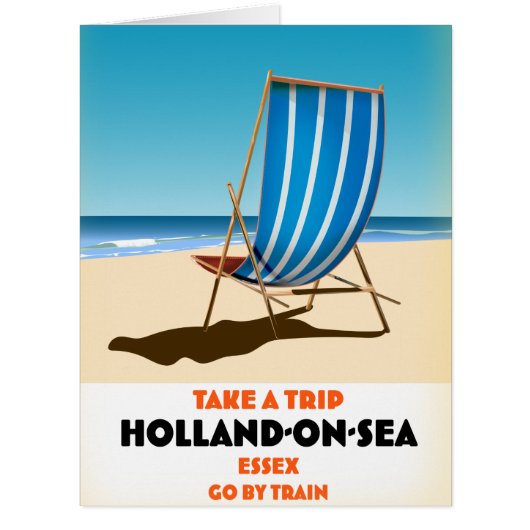 オランダ海エセックスヴィンテージスタイル旅行ポスター (正面)