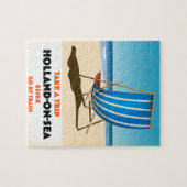 オランダ海エセックスヴィンテージスタイル旅行ポスター ジグソーパズル (横)