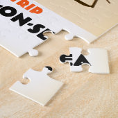 オランダ海エセックスヴィンテージスタイル旅行ポスター ジグソーパズル (側面)