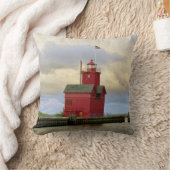 オランダ港の南Pierheadの軽い枕 クッション (ブランケット)