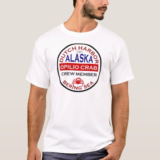 オランダ港のOpilioのカニの乗組員 Tシャツ (正面)