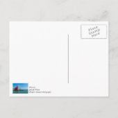 オランダ港灯台のポストカード ポストカード (裏面)