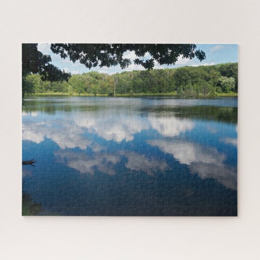 オランダ湖景勝地イーガン ジグソーパズル (横)