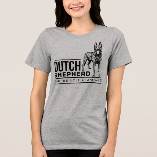 オランダ牧羊犬 - Hollandse Herdershond トライブレンドTシャツ (正面)
