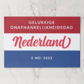 オランダ独立記念日オランダ国旗 ペーパーパッド (正面)