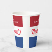 オランダ独立記念日オランダ国旗 紙コップ (右)