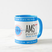 オランダ王国アムステルダム上品 マグカップ (正面右)