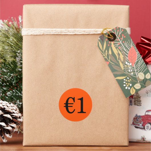 オランダ王国記念日フリーマーケット：お値打ち品ステッカー ラウンドシール (クリスマス)