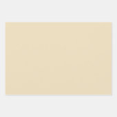 オランダ白無地の色 ラッピングペーパーシート (正面3)