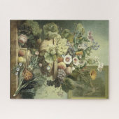 オランダ素晴らしアート静物花と果実 ジグソーパズル (横)
