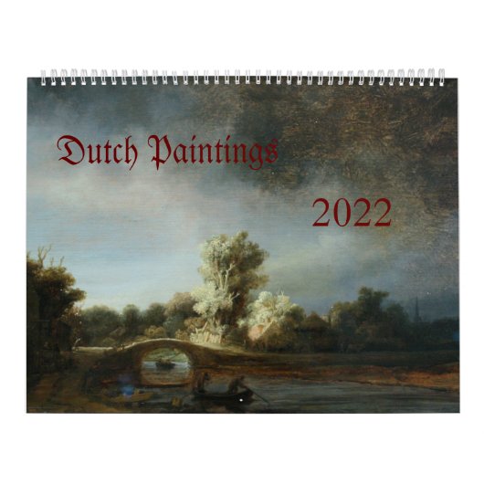 オランダ絵画カレンダー2022 カレンダー (カバー)