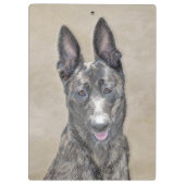 オランダ絵画シェパード – かわいいオリジナルドッグアート クリップボード (裏面)