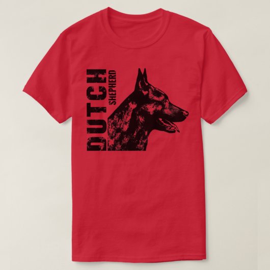 オランダ羊飼い犬4 Tシャツ (デザイン正面)