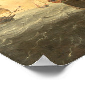 オランダ船 – Jacob Bellevoisファインアート ポスター (角)