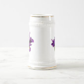 オランダ虹彩紫色の感覚 ビールジョッキ (中央)